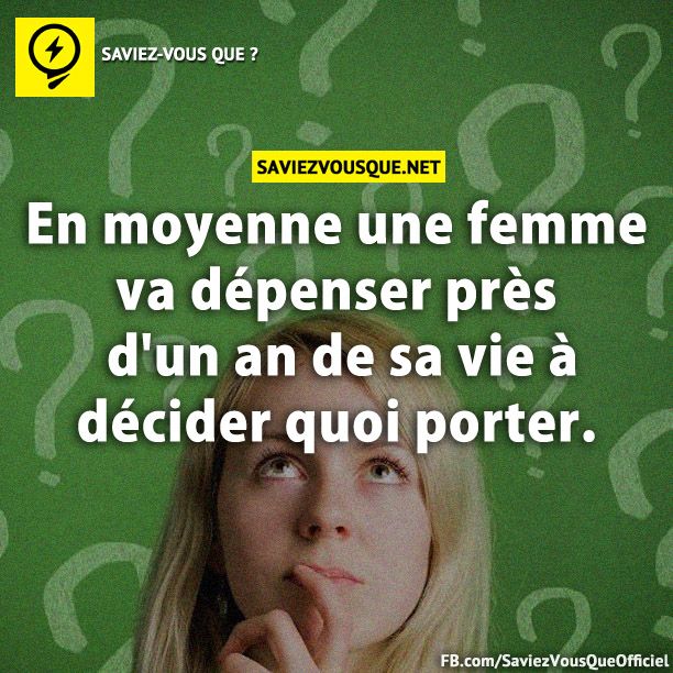 En moyenne une femme va dépenser près d&#039;un an de sa vie à décider quoi porter.
