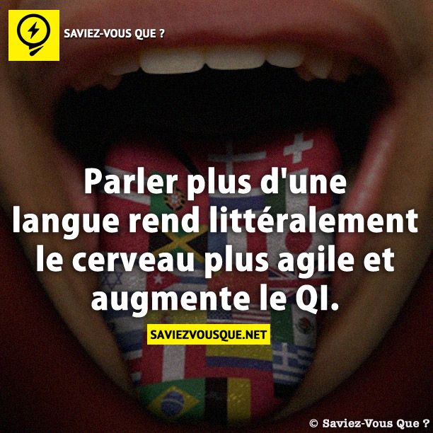 Parler plus d&#039;une langue rend littéralement le cerveau plus agile et augmente le QI.