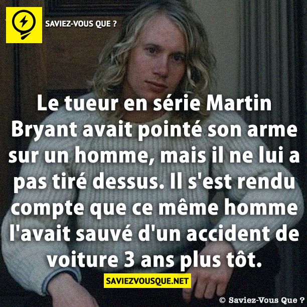 Le tueur en série Martin Bryant avait pointé son arme sur un homme, mais il ne lui a pas tiré dessus. Il s&#039;est rendu compte que ce même homme l&#039;avait sauvé d&#039;un accident de voiture 3 ans plus tôt.