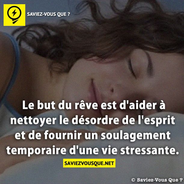 Le but du rêve est d'aider à nettoyer le désordre de l'esprit et de fournir un soulagement temporaire d'une vie stressante.