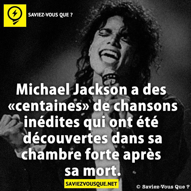 Michael Jackson a des «centaines» de chansons inédites qui ont été découvertes dans sa chambre forte après sa mort.