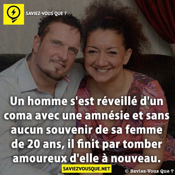 Un homme s&#039;est réveillé d&#039;un coma avec une amnésie et sans aucun souvenir de sa femme de 20 ans, il finit par tomber amoureux d&#039;elle à nouveau.