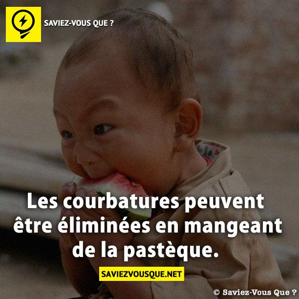 Les courbatures peuvent être éliminées en mangeant de la pastèque.