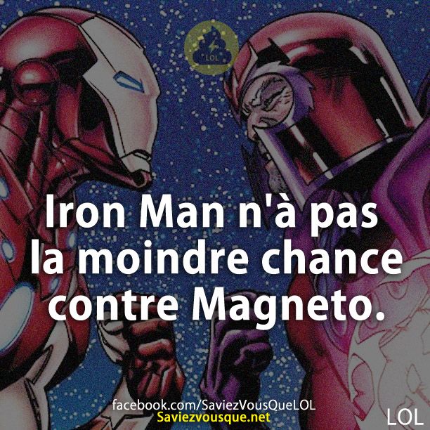 Iron Man n&#039;à pas la moindre chance contre Magneto.