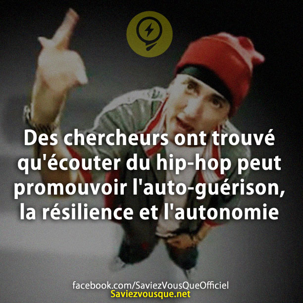Des chercheurs ont trouvé qu&#039;écouter du hip-hop peut promouvoir l&#039;auto-guérison, la résilience et l&#039;autonomie