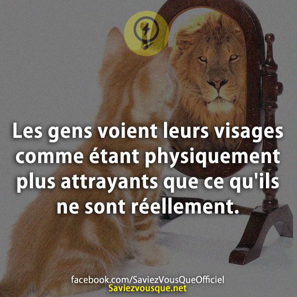Les gens voient leurs visages comme étant physiquement plus attrayants que ce qu&#039;ils ne sont réellement.