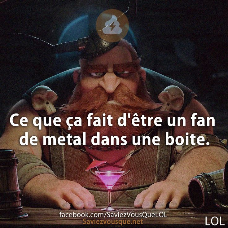 Ce que ça fait d'être un fan de metal dans une boite.