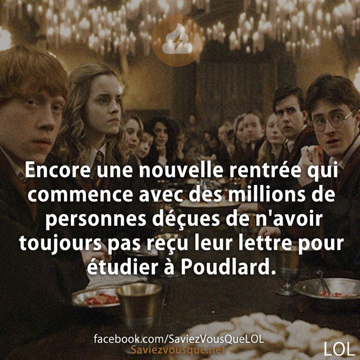 Encore une nouvelle rentrée qui commence avec des millions de personnes déçues de n'avoir toujours pas reçu leur lettre pour étudier à Poudlard.