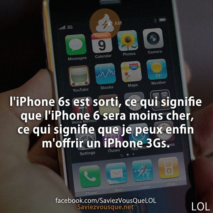 l&#039;iPhone 6s est sorti, ce qui signifie que l&#039;iPhone 6 sera moins cher, ce qui signifie que je peux enfin m&#039;offrir un iPhone 3Gs.