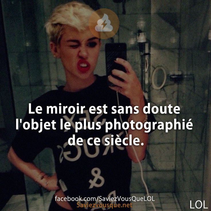 Le miroir est sans doute l'objet le plus photographié de ce siècle.