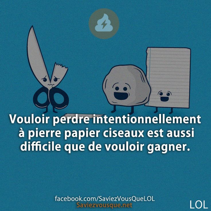 Vouloir perdre intentionnellement à pierre papier ciseaux est aussi difficile que de vouloir gagner.