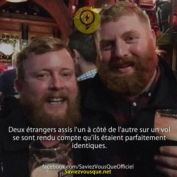 Deux étrangers assis l&#039;un à côté de l&#039;autre sur un vol se sont rendu compte qu&#039;ils étaient parfaitement identiques.