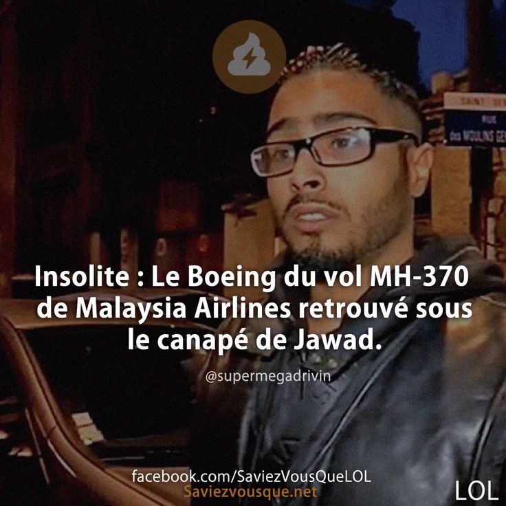 Insolite : Le Boeing du vol MH-370 de Malaysia Airlines retrouvé sous le canapé de Jawad.