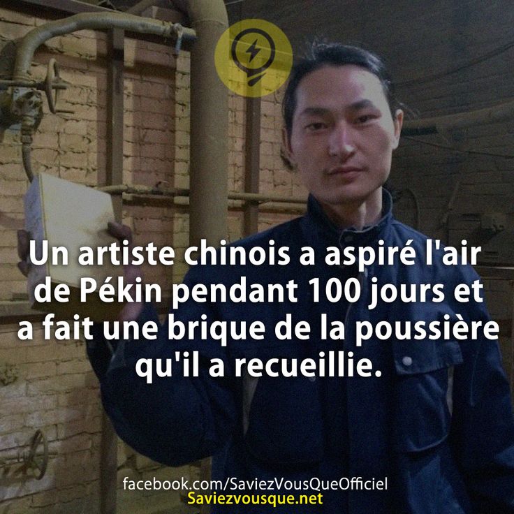 Un artiste chinois a aspiré l&#039;air de Pékin pendant 100 jours et a fait une brique de la poussière qu&#039;il a recueillie.