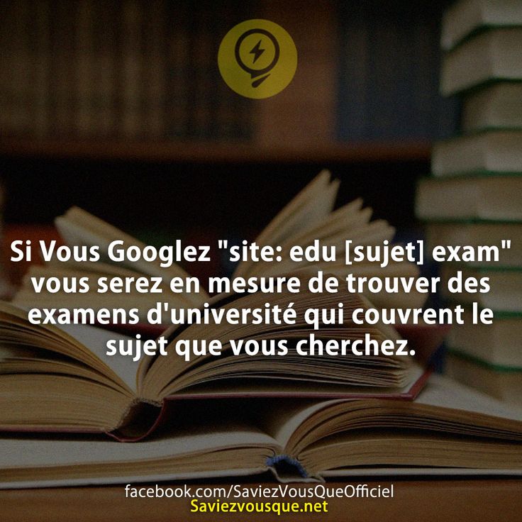 Si Vous Googlez &quot;site: edu [sujet] exam&quot; vous serez en mesure de trouver des examens d&#039;université qui couvrent le sujet que vous cherchez.