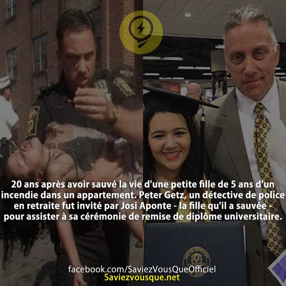 20 ans après avoir sauvé la vie d&#039;une petite fille de 5 ans d&#039;un incendie dans un appartement. Peter Getz, un détective de police en retraite fut invité par Josi Aponte - la fille qu&#039;il a sauvée - pour assister à sa cérémonie de remise de diplôme universitaire.