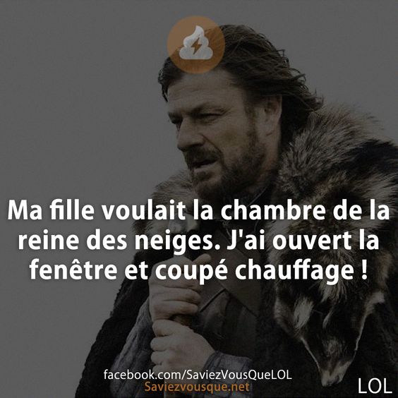 Ma fille voulait la chambre de la reine des neiges. J&#039;ai ouvert la fenêtre et coupé chauffage !
