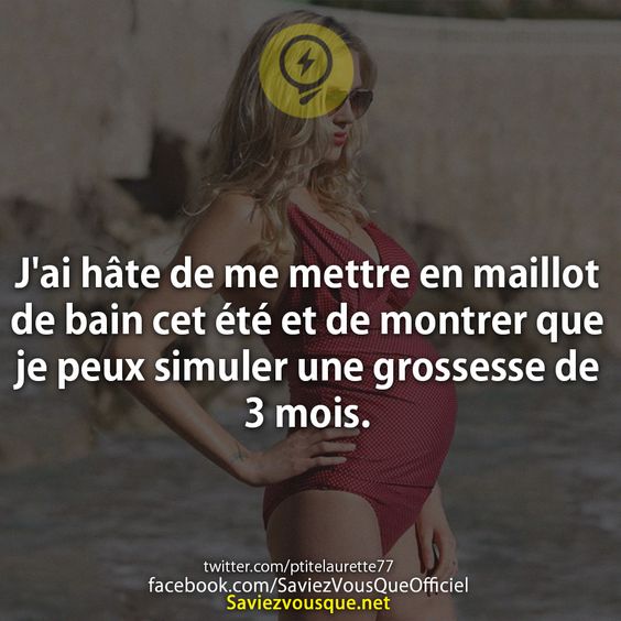 J&#039;ai hâte de me mettre en maillot de bain cet été et de montrer que je peux simuler une grossesse de 3 mois.
