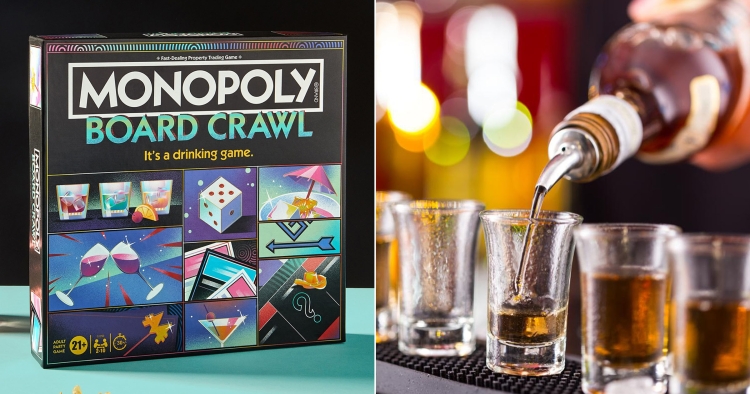 Monopoly lance une version “jeu d’alcool” exclusivement réservée aux adultes