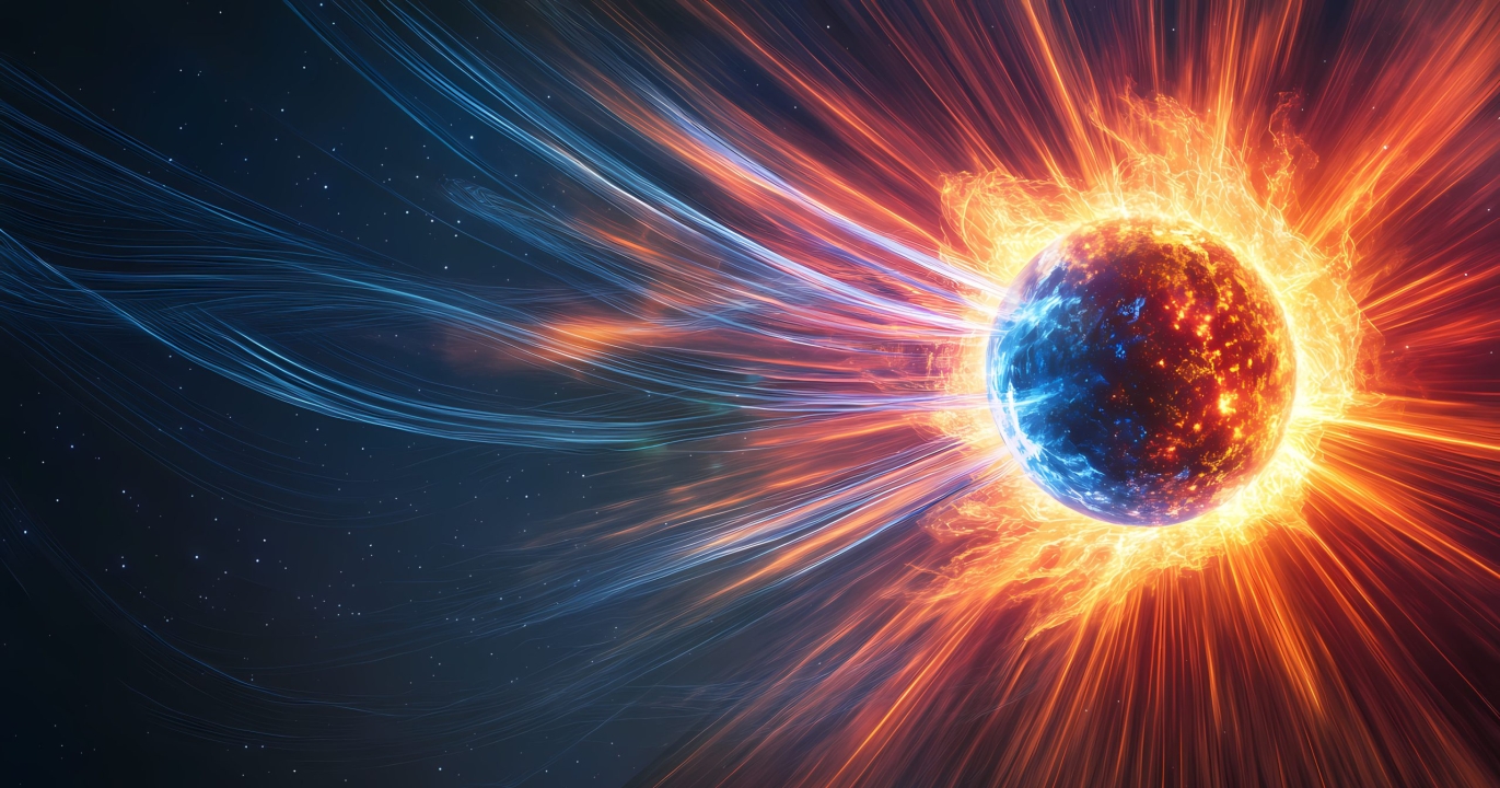 Une Violente Tempête Solaire Survenue il y a 14 300 Ans