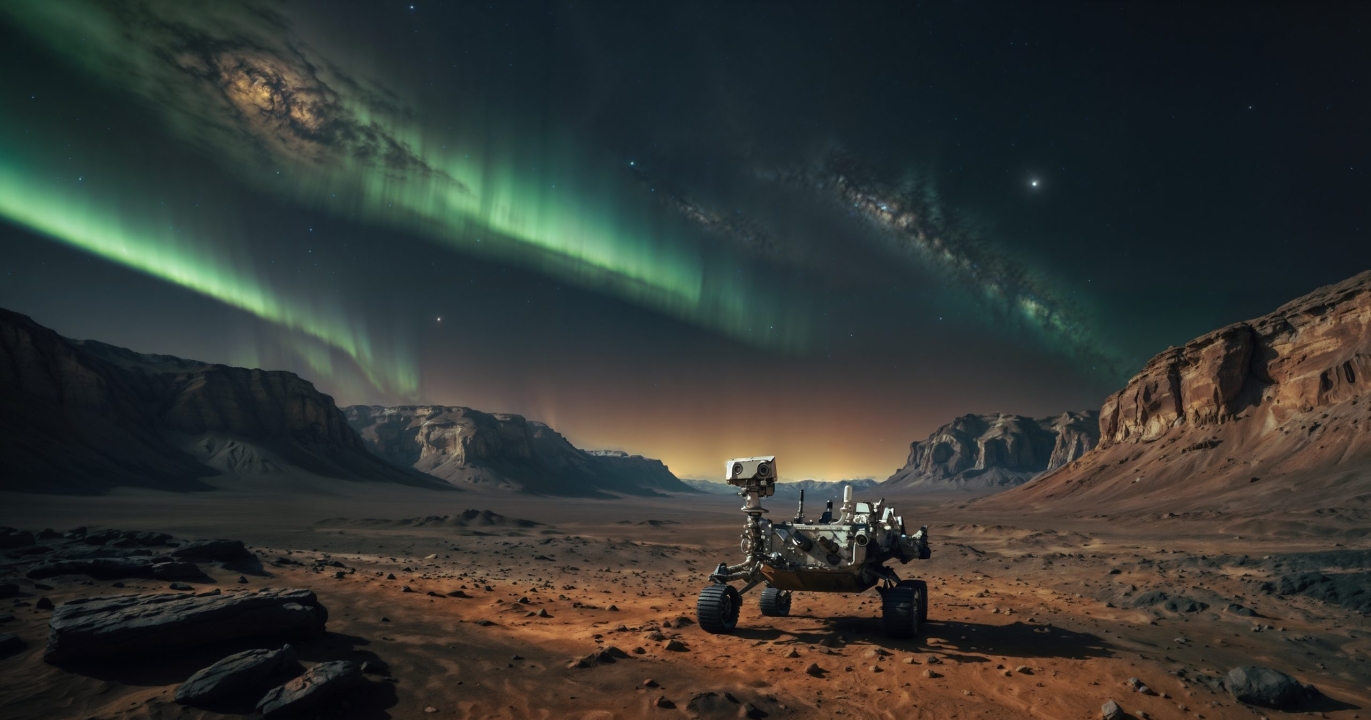 Historique ! Le Rover Perseverance Capture les Premières « Aurores Boréales » Jamais Vues sur Mars