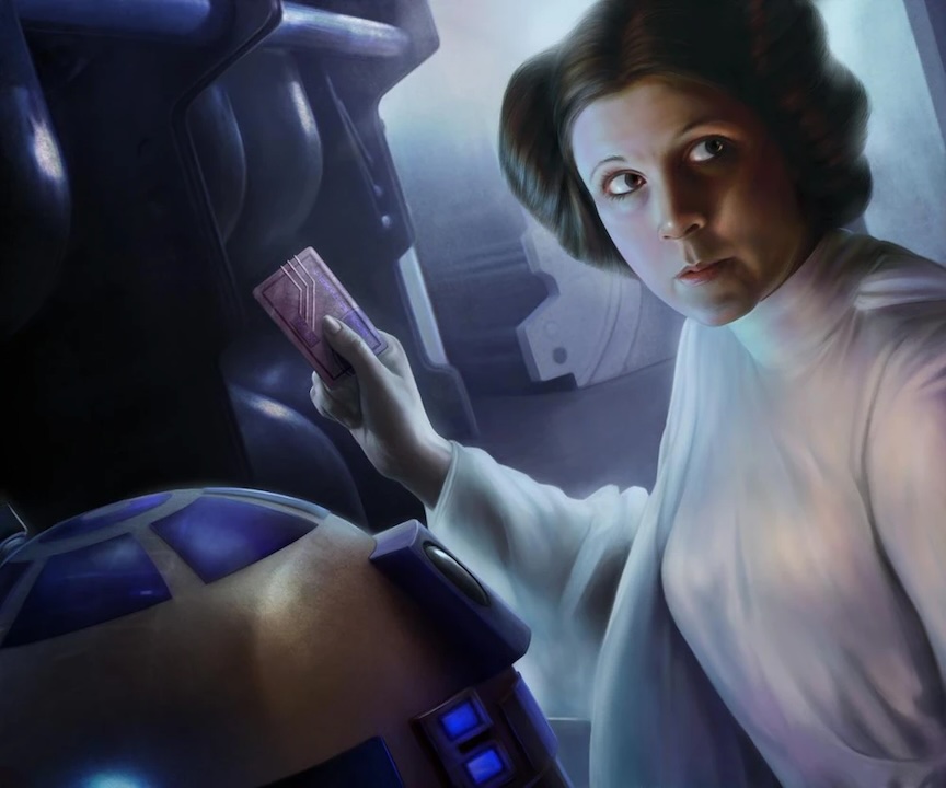 9. Les plans de l'Étoile de la Mort dans Star Wars