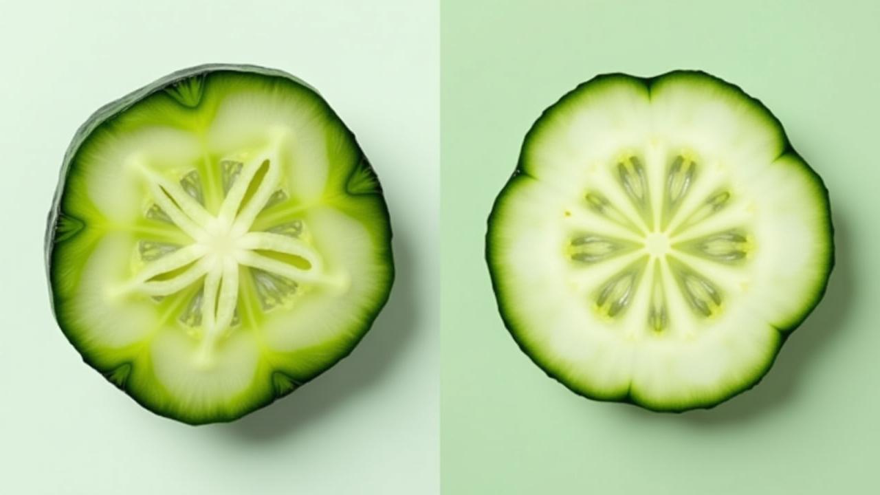 Un concombre à la peau fragile