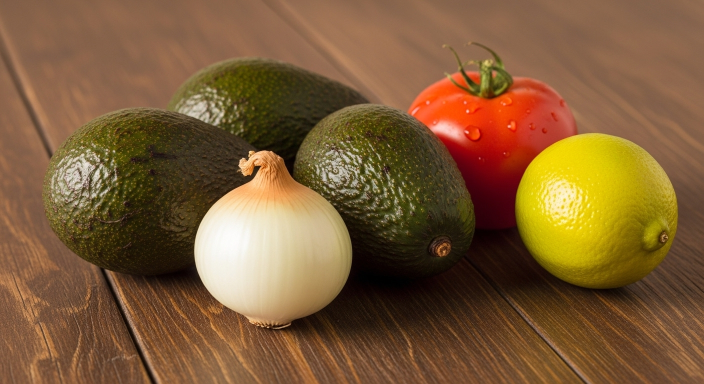 1. Le guacamole 'classique' que tout le monde prépare