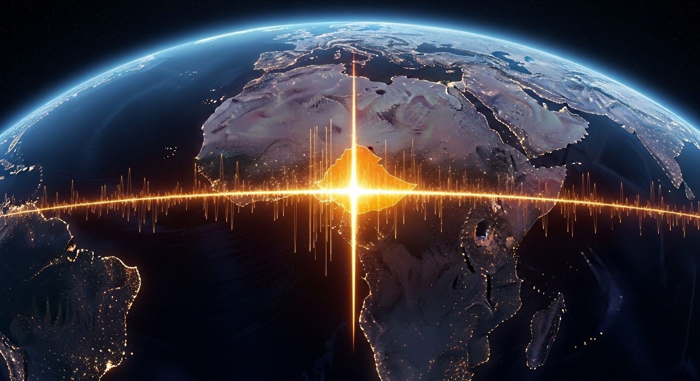 La terre pulse sous l&#039;afrique là où la croûte se déchire