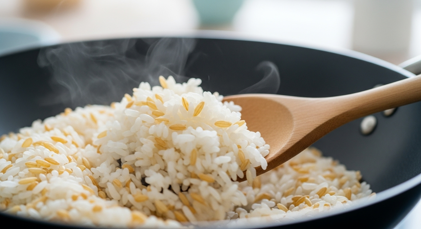 Pourquoi faire dorer le riz change tout ?