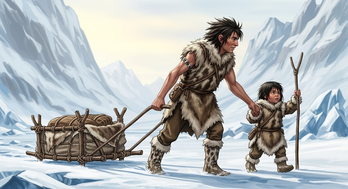 Faire ses courses à l'âge de glace