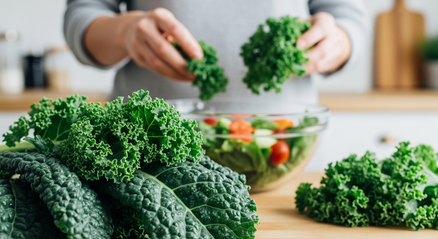 Le calcium du chou kale : bien meilleur que les pilules !