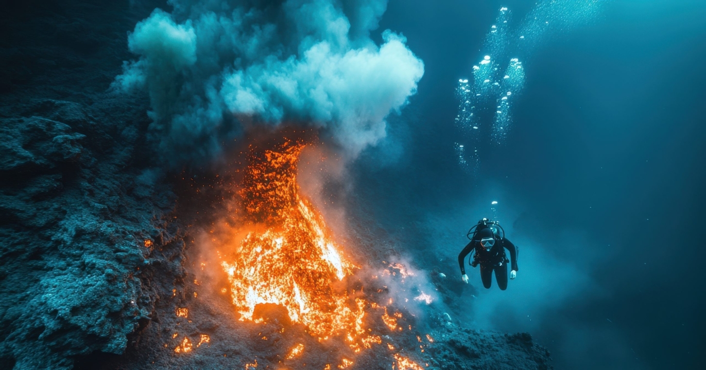 Dans les entrailles de l’océan : sous la menace des volcans oubliés