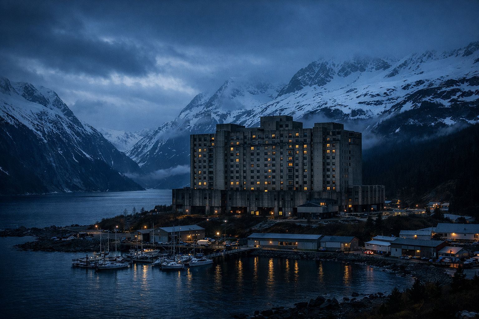 Whittier : le silence se brise dans l'immeuble du bout du monde