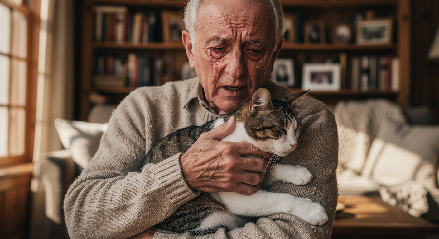 Après 14 ans, il retrouve son chat grâce à un incroyable coup de chance