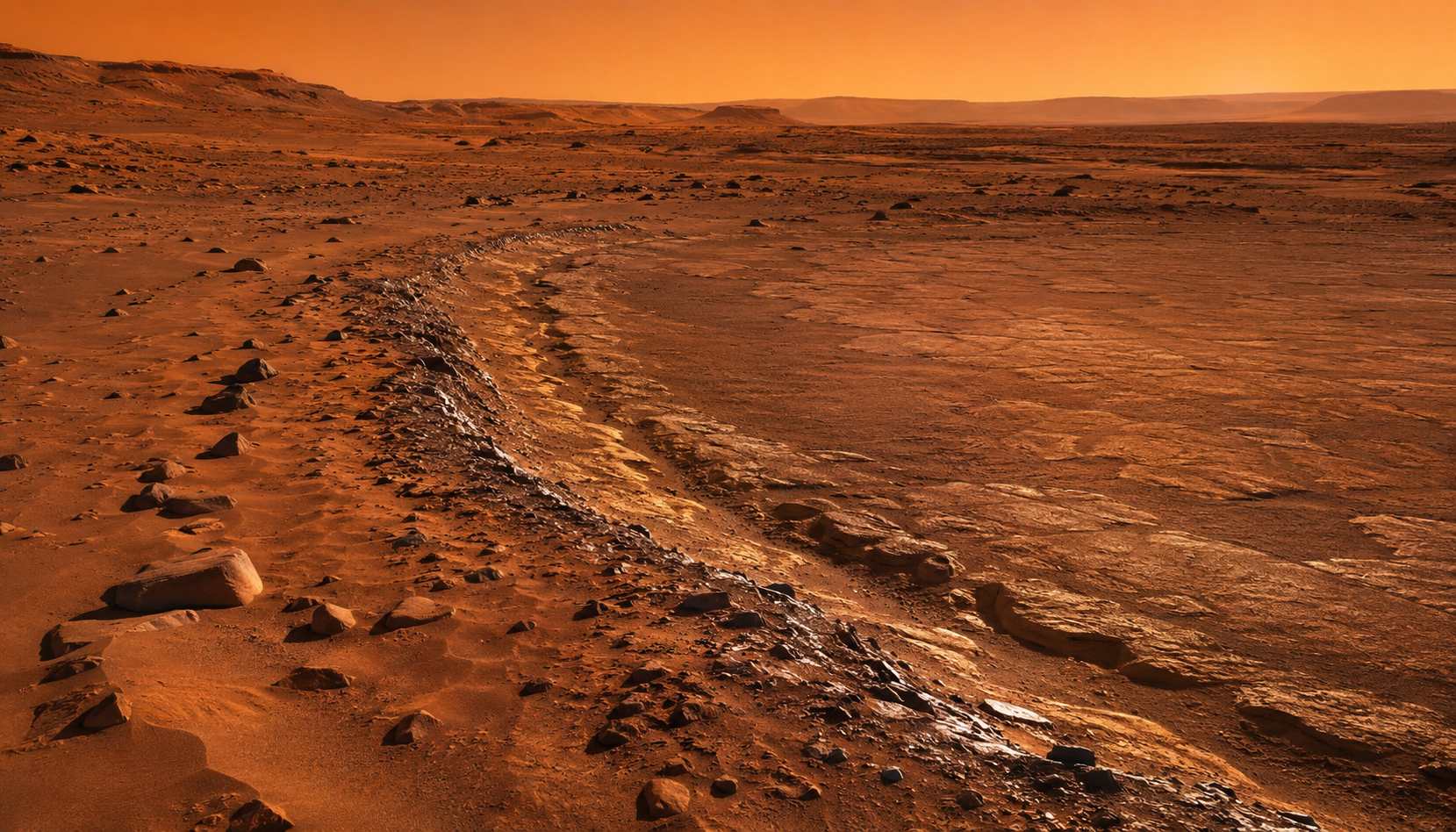 Un ancien océan sur Mars : le mystère de l'anneau de baignoire enfin dévoilé