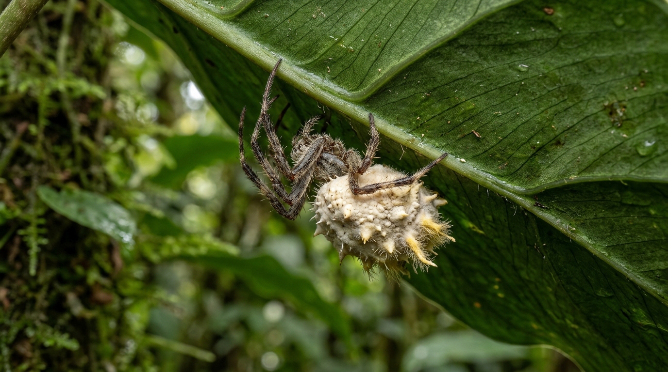Une nouvelle espèce d'araignée imite un champignon zombie, une première chez les arachnides