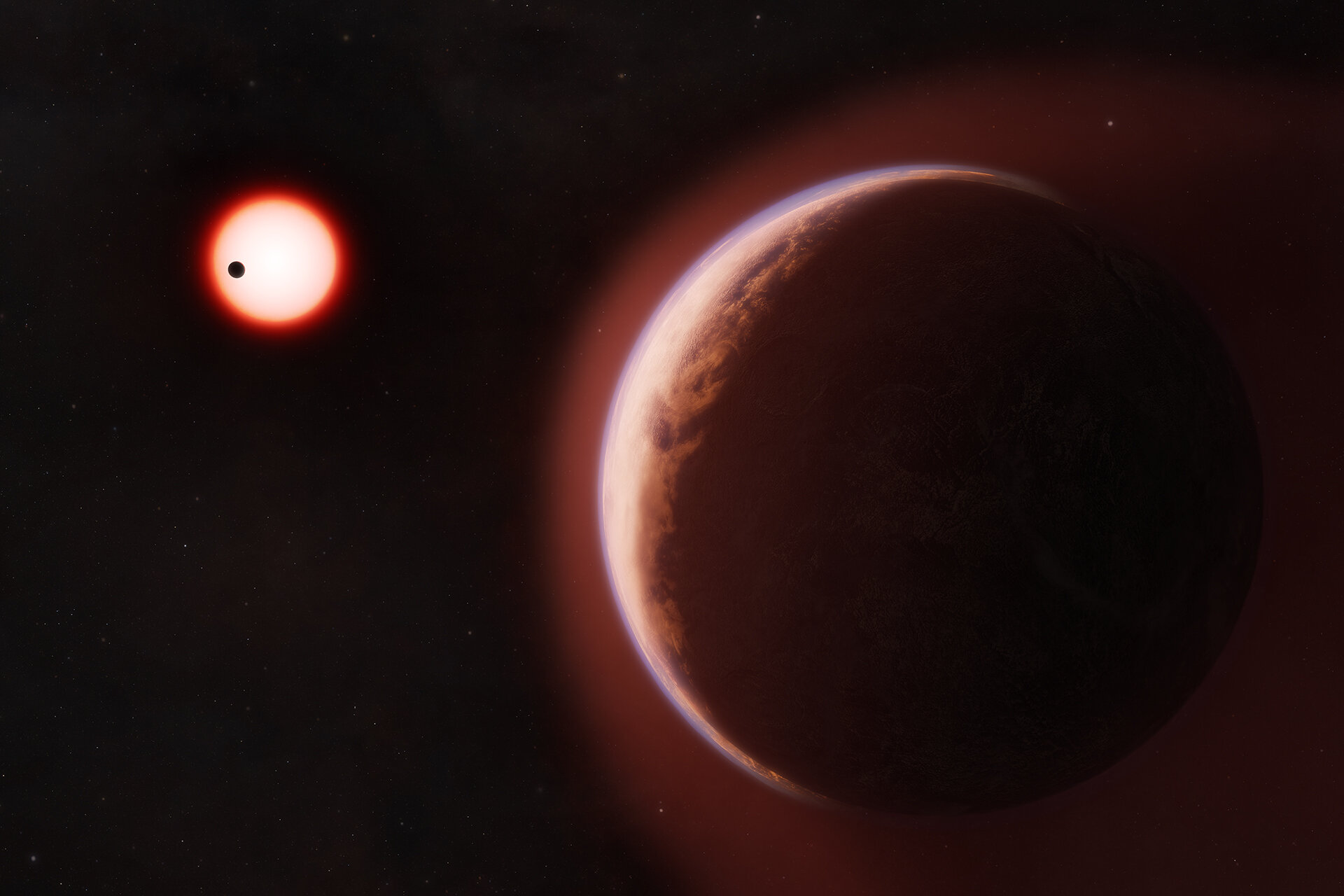 Découverte historique : une atmosphère détectée sur une planète rocheuse en zone habitable hors du système solaire