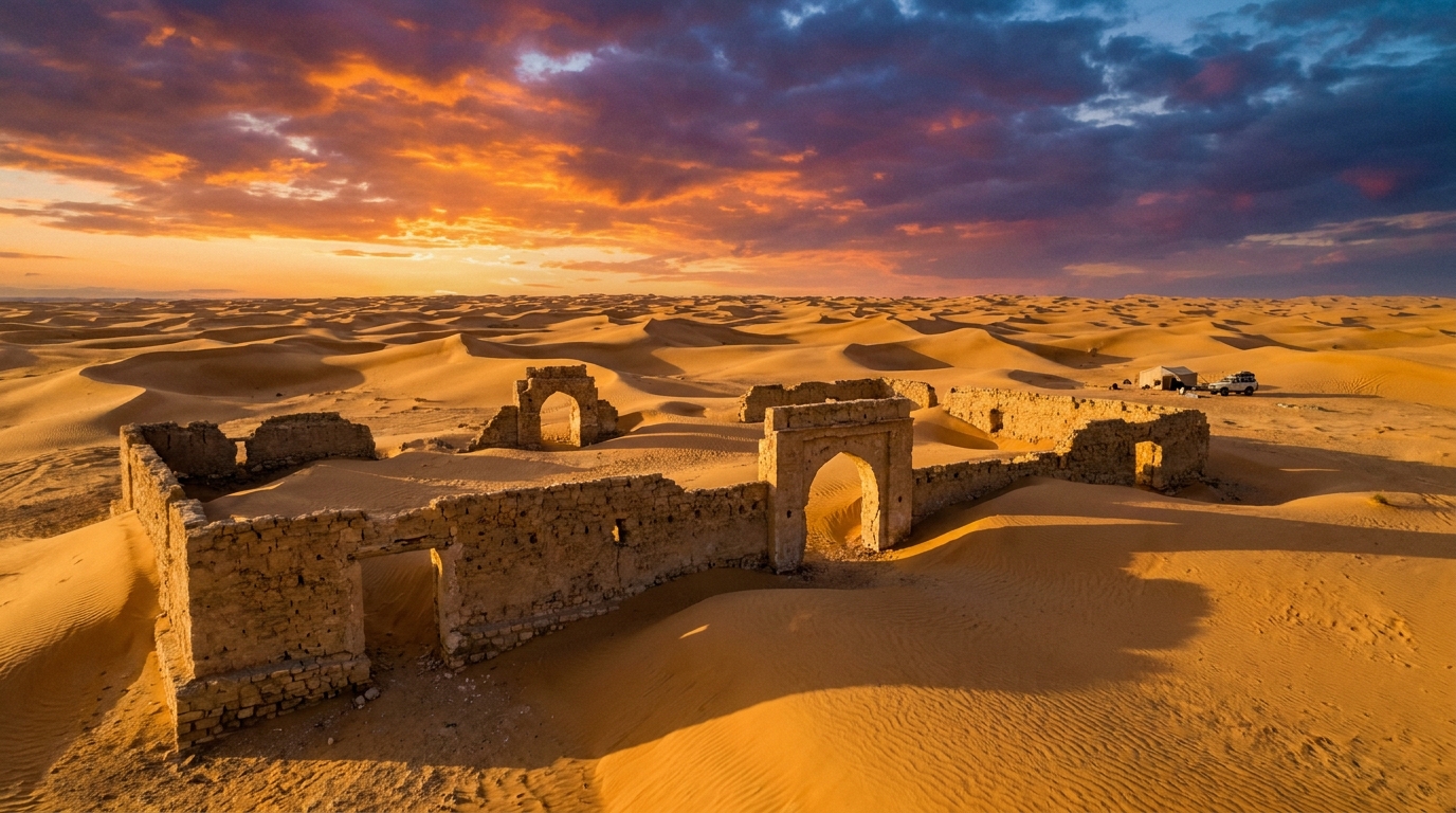 Une équipe de tournage pourrait avoir découvert la légendaire « Atlantide des sables »