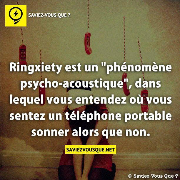 Ringxiety est un “phénomène psycho-acoustique”, dans lequel vous entendez où vous sentez un téléphone portable sonner alors que non.
