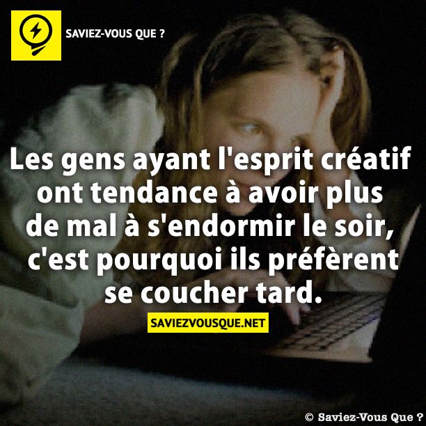 Les gens ayant lesprit créatif ont tendance à avoir plus de mal à s