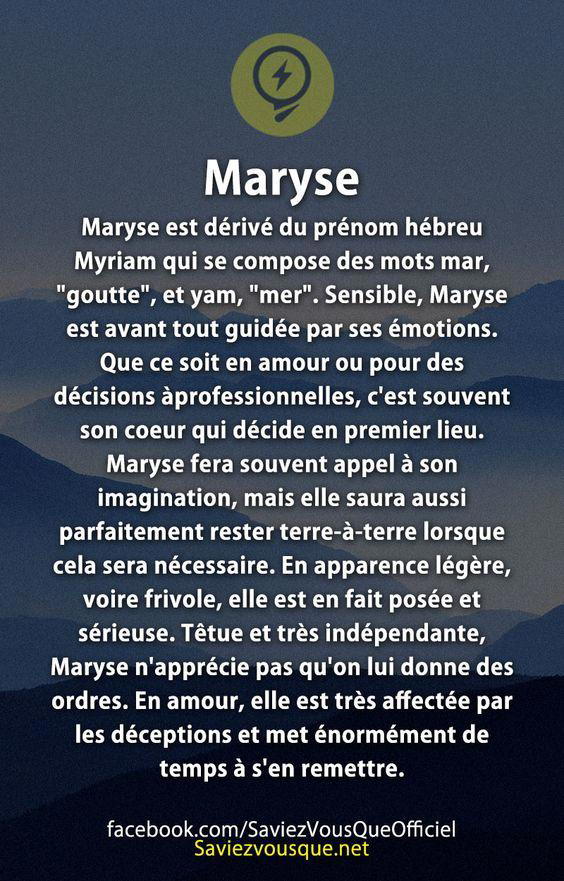 Maryse