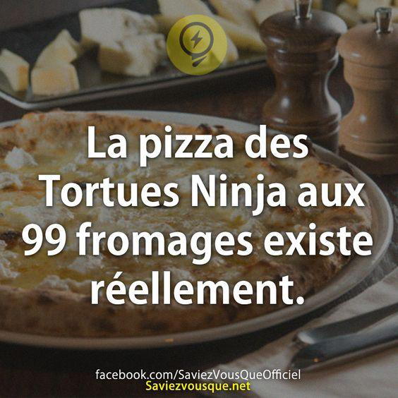 La pizza des Tortues Ninja aux 99 fromages existe réellement.